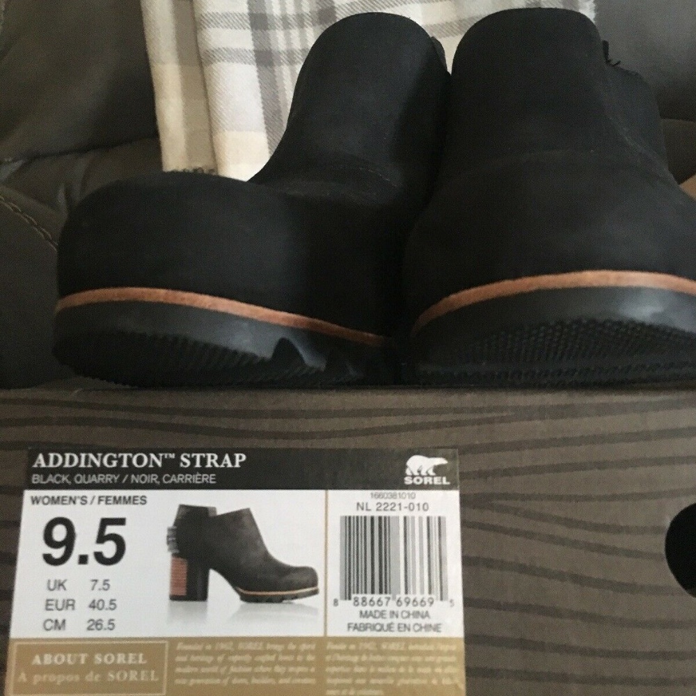 Sorel Addington Strap Black Quarry